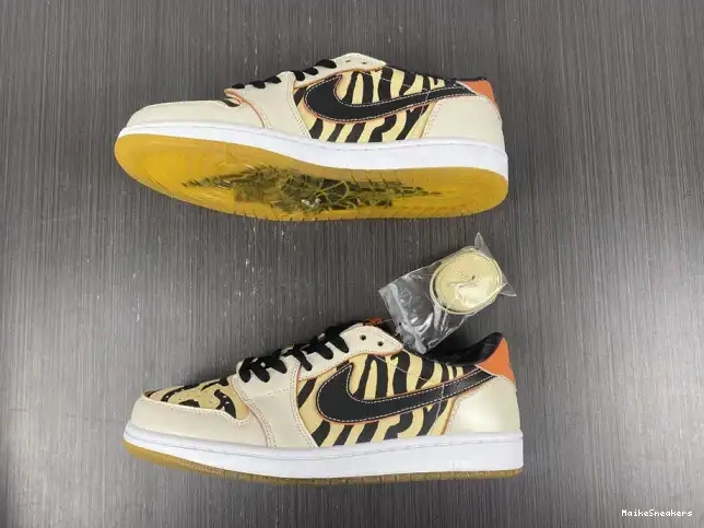 MaikeSneakers Tiger DH6932-100 Year the of OG Air Jordan 1 Low 0524